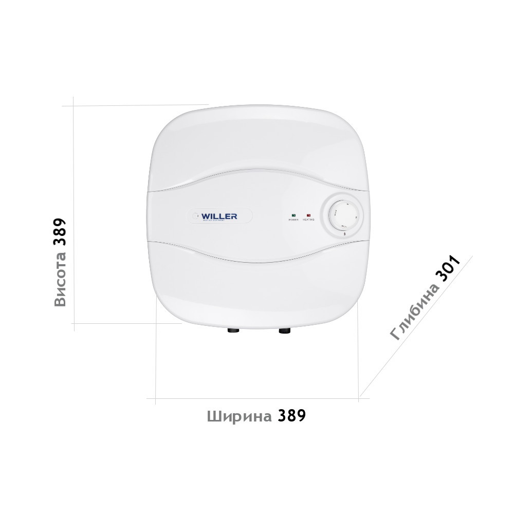 Бойлер Willer PA15R Optima Mini (монтаж над мийкою)